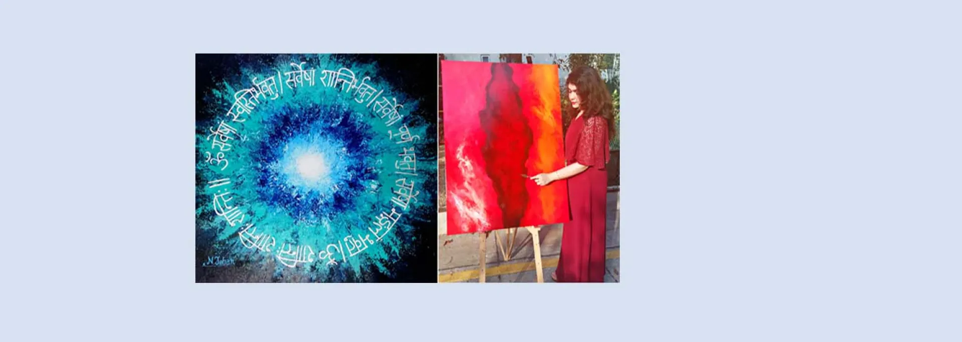 दुबई में भोपाल की कलाकार नवाब जहां की 6 पेंटिंग्स प्रदर्शित