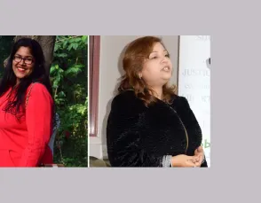 पूजाश्री और डॉ. मनीषा : सांता की भूमिका