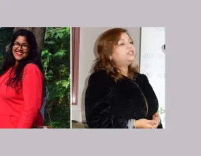 पूजाश्री और डॉ. मनीषा : सांता की भूमिका