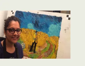 शुचि मुले ने अंग्रेजी फिल्म के लिए बनाए 62 हजार पेंटेड फ्रेम