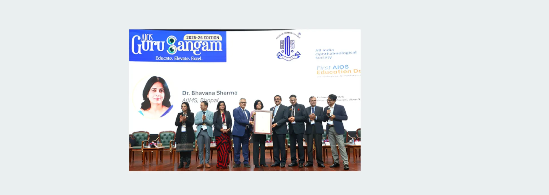 डॉ. भावना को लगातार तीसरी बार