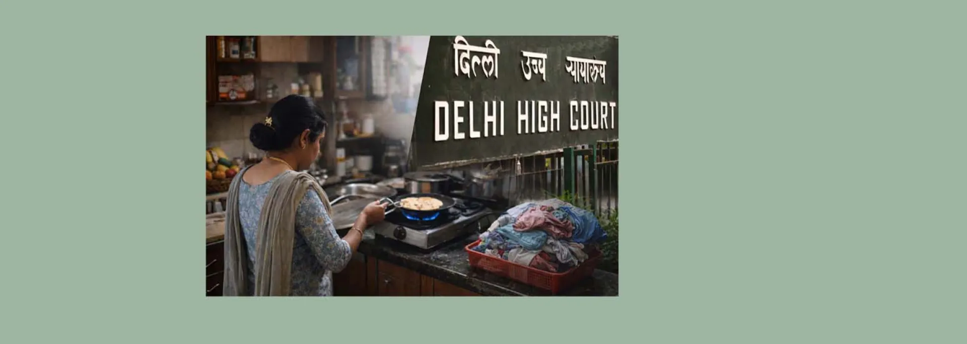 दिल्ली हाईकोर्ट : घर संभालना भी है ‘काम',