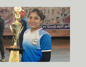 बैतूल की राखी बेडरे का मप्र कबड्डी टीम में चयन