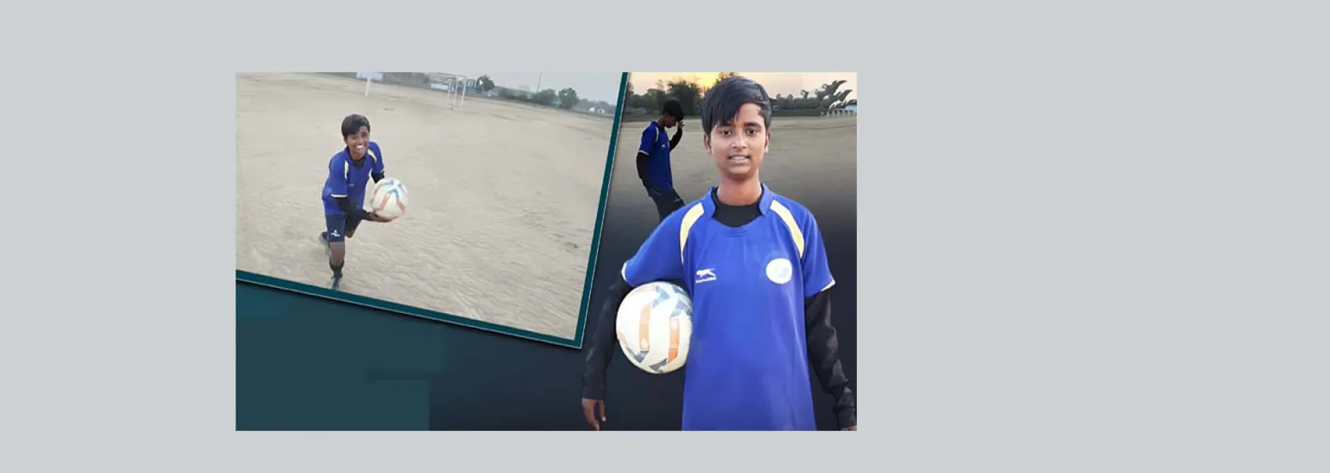 मिनी ब्राजील विचारपुर से उभरी नई फुटबॉल स्टार सानिया कुंडे