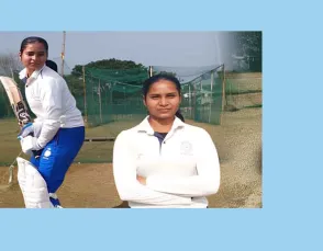 क्रिकेटर बनने के लिए कर रहीं संघर्ष शहडोल की आशी