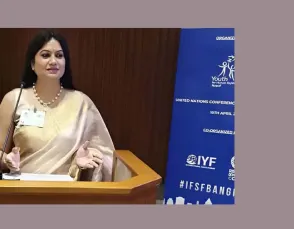 UN में डॉ. रीनू यादव ने महिला सशक्तिकरण