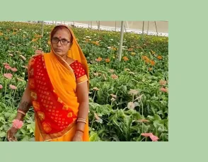 फूलो की खेती से लाखो की कमाई कर रही लक्ष्मीबाई