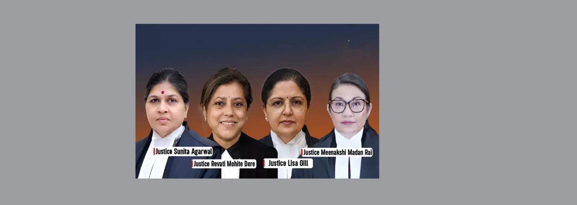 पहली बार एक साथ चार महिलाएं